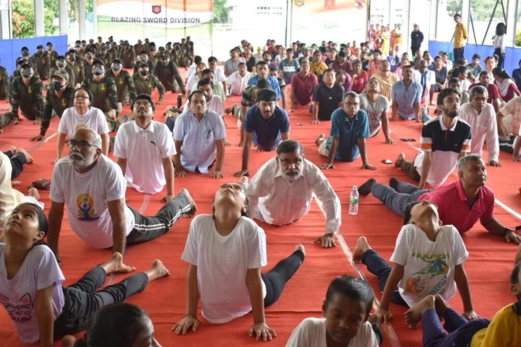 Assam Observes 8th International Yoga Day