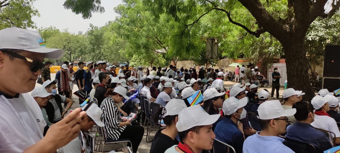 Nagas rally for peace in New Delhi