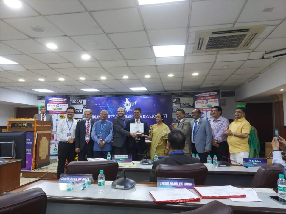 UBI wins 31st national award for Innovative Training Practices 2020-21