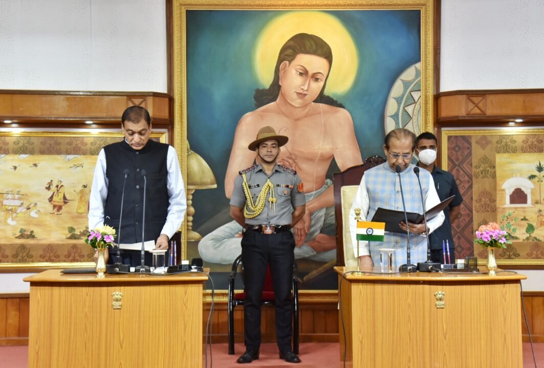 Guv administers oath to VC of Assam Science and Technology University