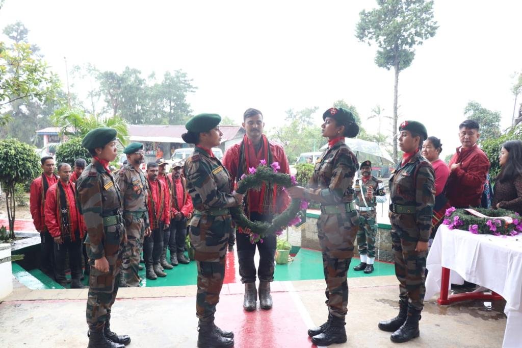 Army Service Corps motorcycle display team reaches Leimakhong