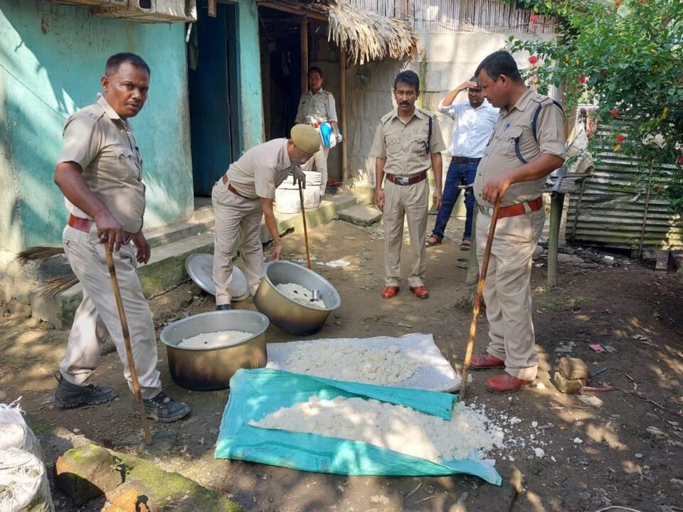 Excise raid at Margherita