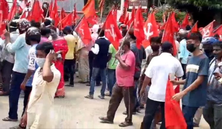 BJP, CPI(M) workers clash in Tripura_ party leaders trade barbs