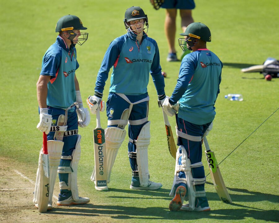 Australian team practice session