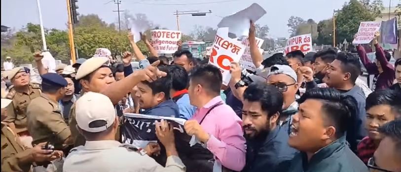 Students’ rally demand NRC in Manipur