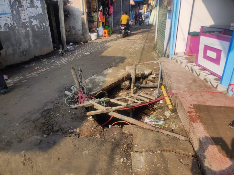 Drain At Margherita Bazaar Posing As Death Trap - The Hills Times