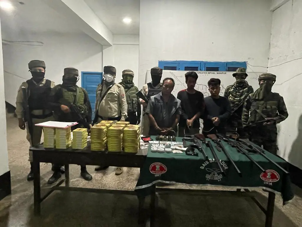 Manipur-Three-held-with-arms-ammunition-and-explosive