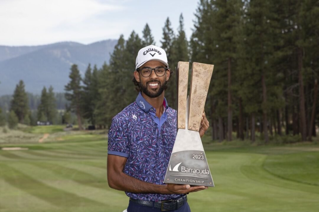 Akshay Bhatia wins his first PGA Tour title at the Barracuda Championship