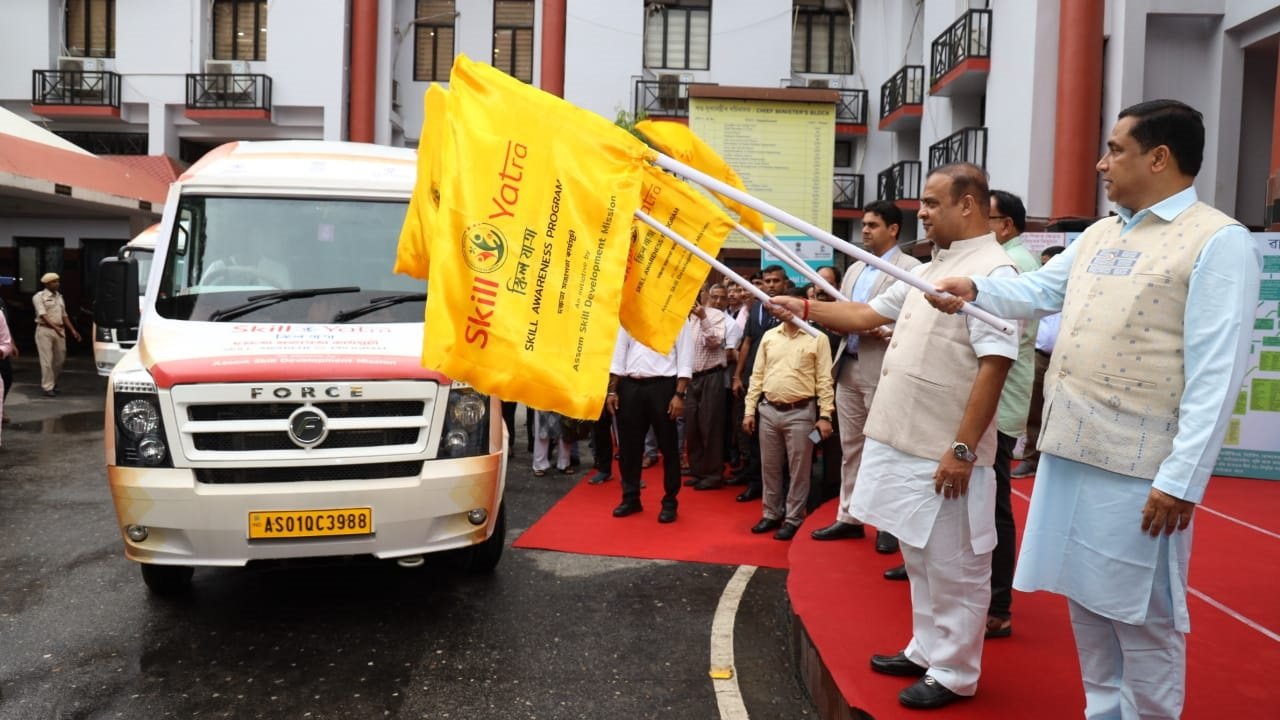 Assam CM Himanta Biswa Sarma Inaugurates 60 Training Centres, Flags Off ...