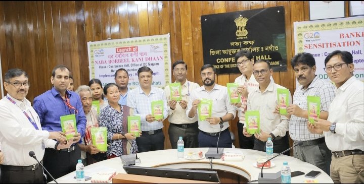 Launch of ‘Naba Borbeel Kani Dhaan’ Nagaon district introduces new millet brand