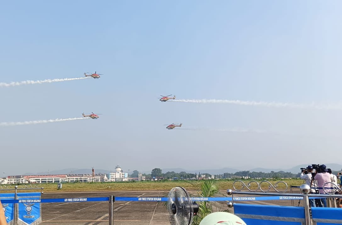 Guwahati Witnesses Spectacular Air Display On The Occasion Of 91st Anniversary Of Indian Air