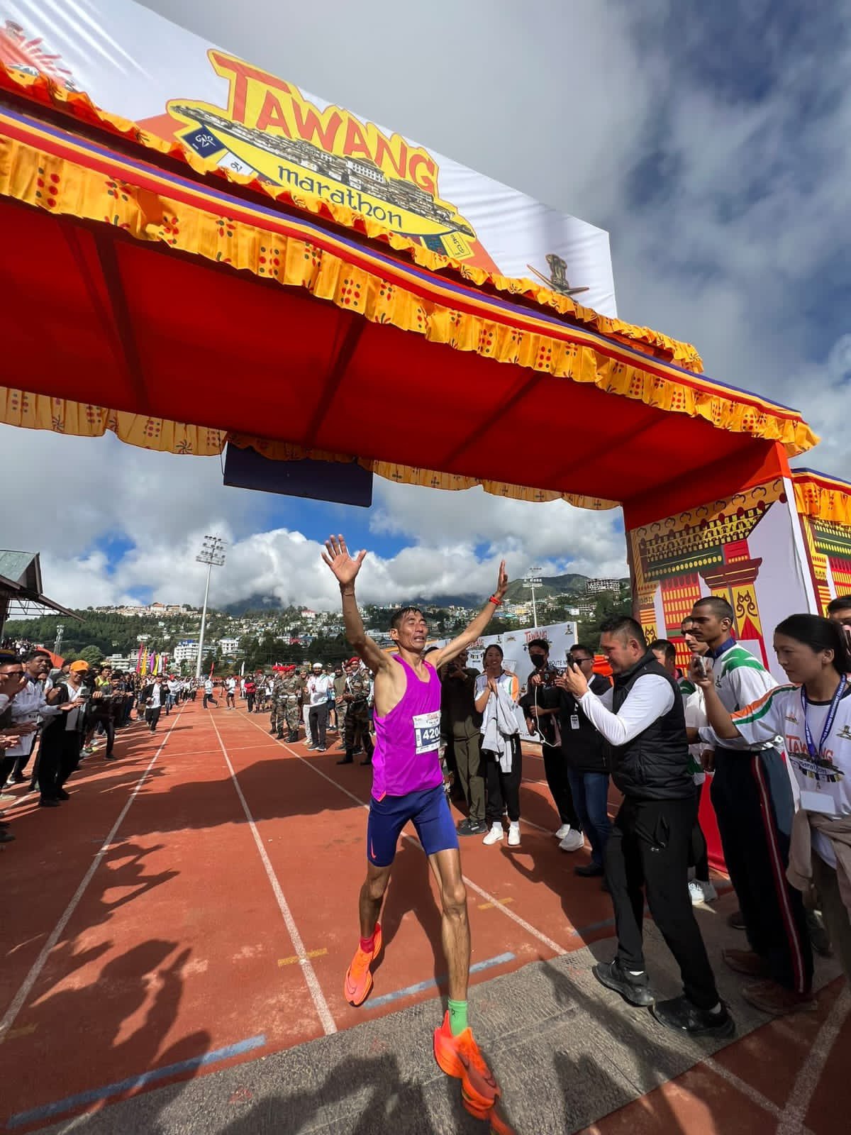 Over 2,300 Participate In Firstever Highaltitude Tawang Marathon