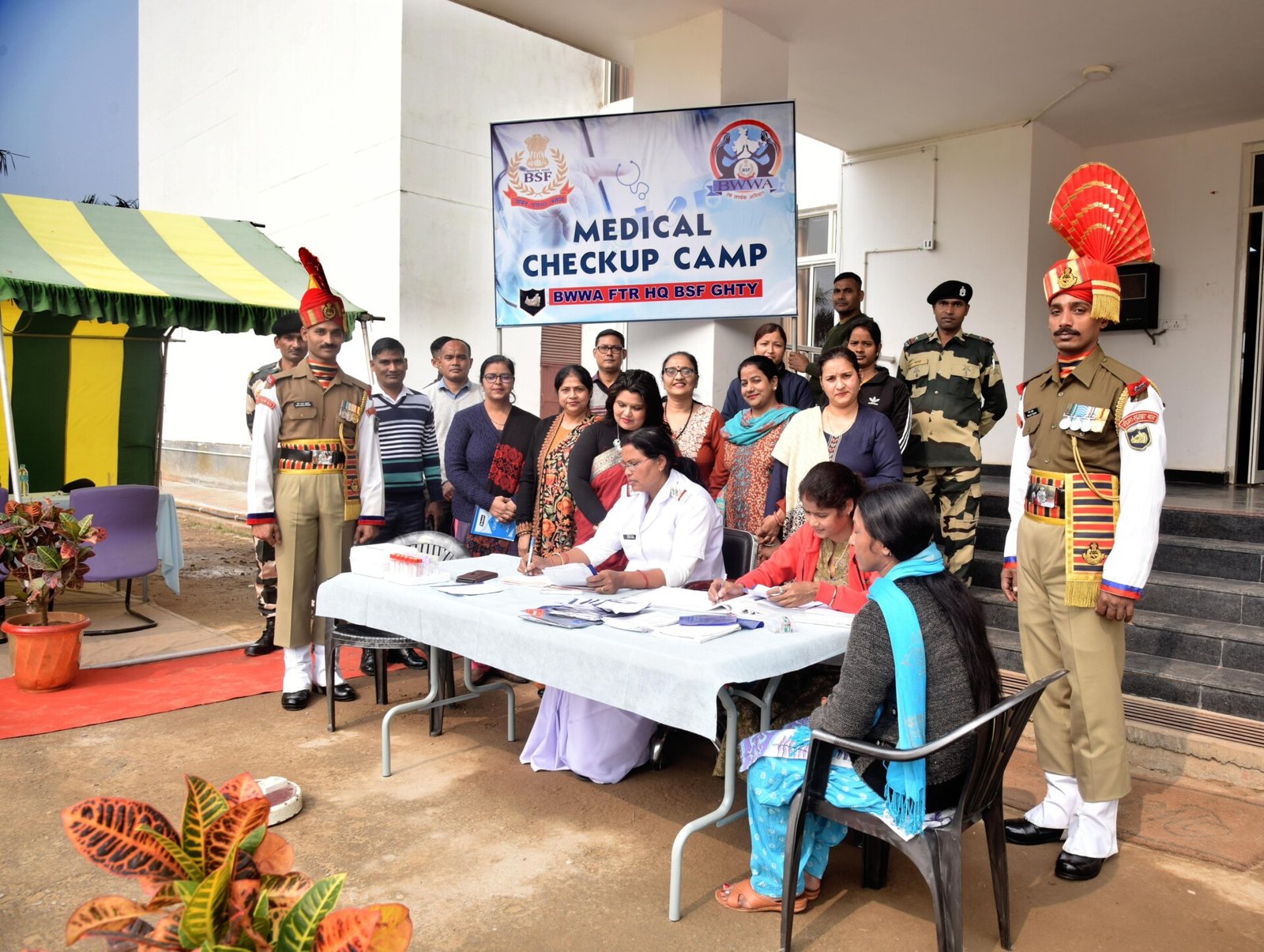 Free medical camp at Patgaon