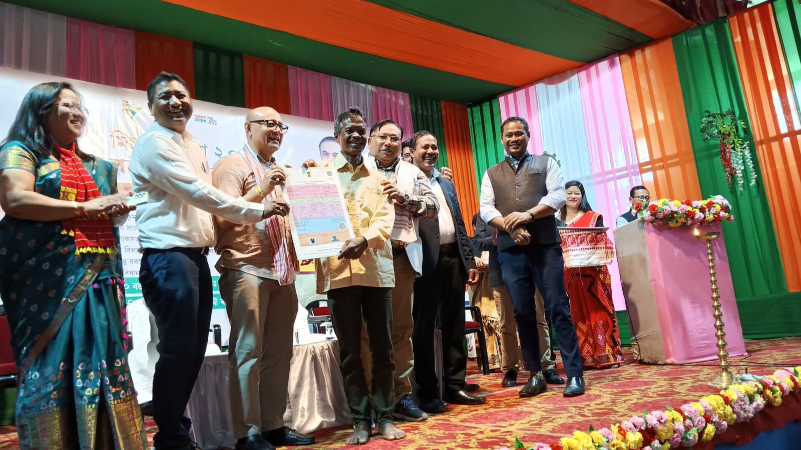 Land patta distribution ceremonies held (DEMOW)