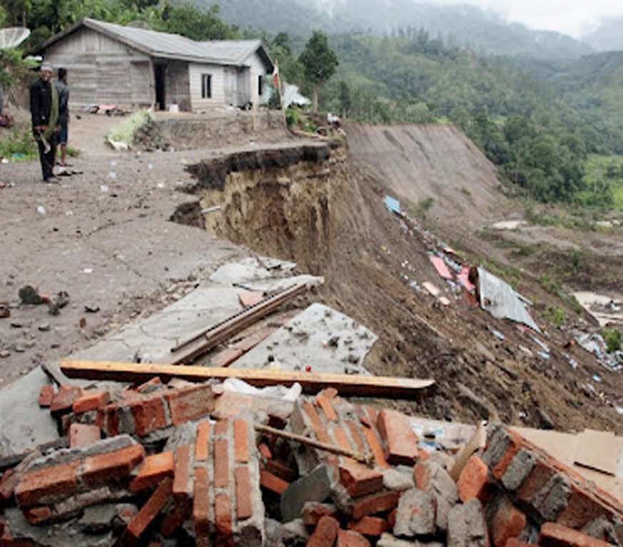 At least 19 dead and 7 missing as landslide and flash floods hit