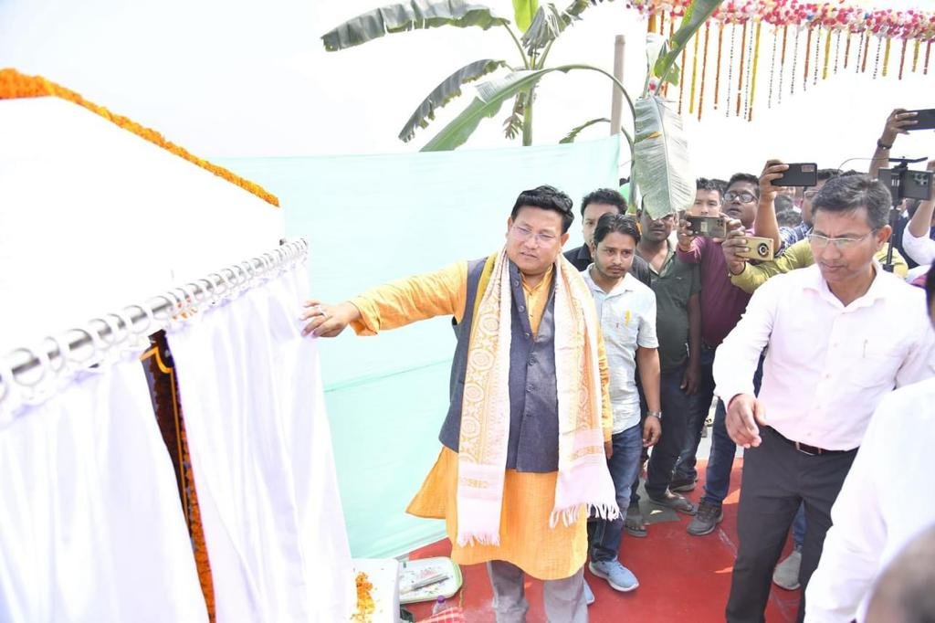 EM Pramod Boro inaugurates RCC bridge on Aie River in Chirang