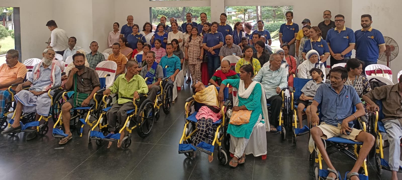 50 wheelchairs distributed to individuals with disabilities