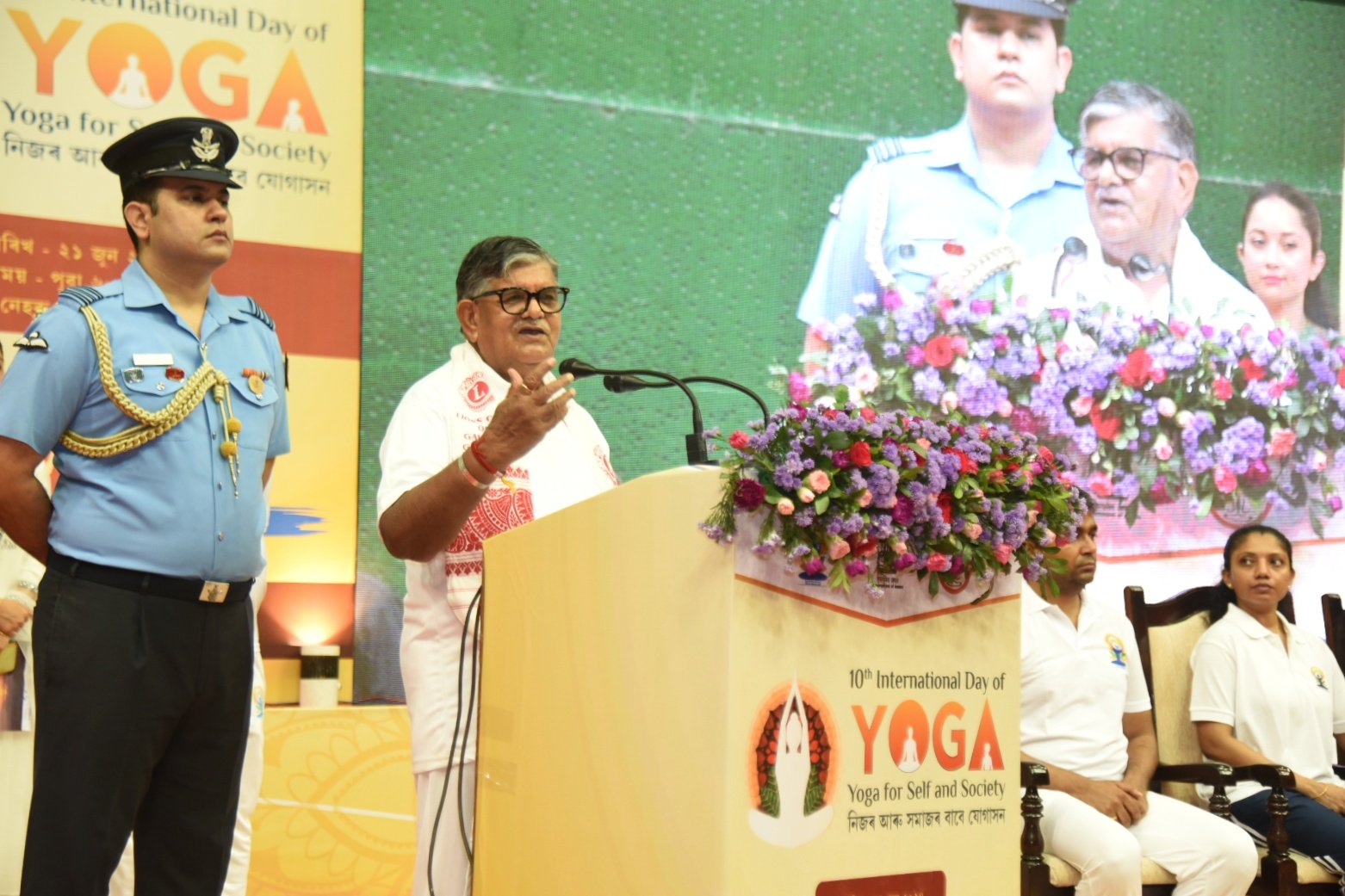 10th International Yoga Day celebrated across state Governor