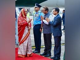 Bangladesh PM Hasina arrives on two-day State visit to India download (94)