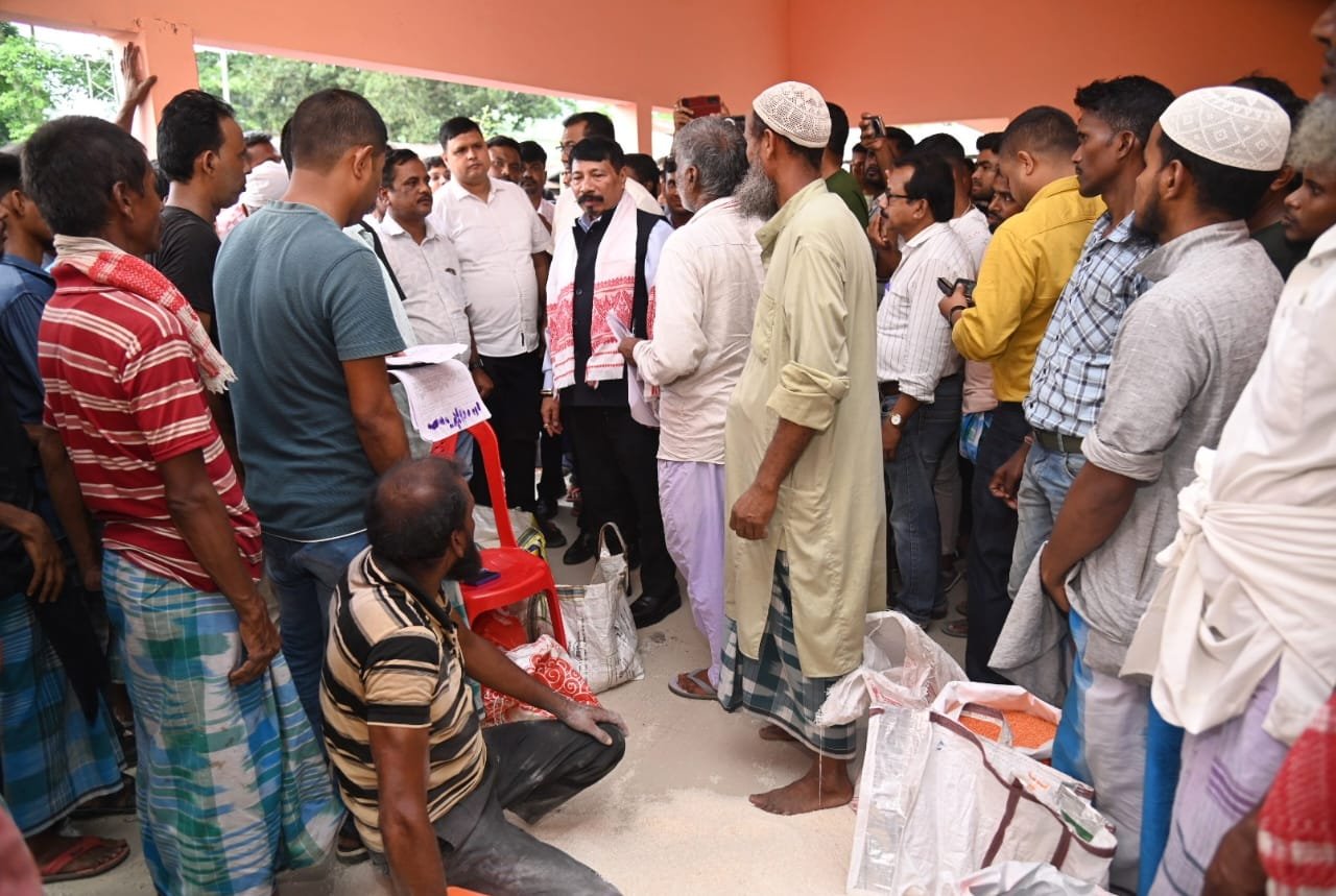 Atul Bora assesses flood impact in Morigaon & Nagaon