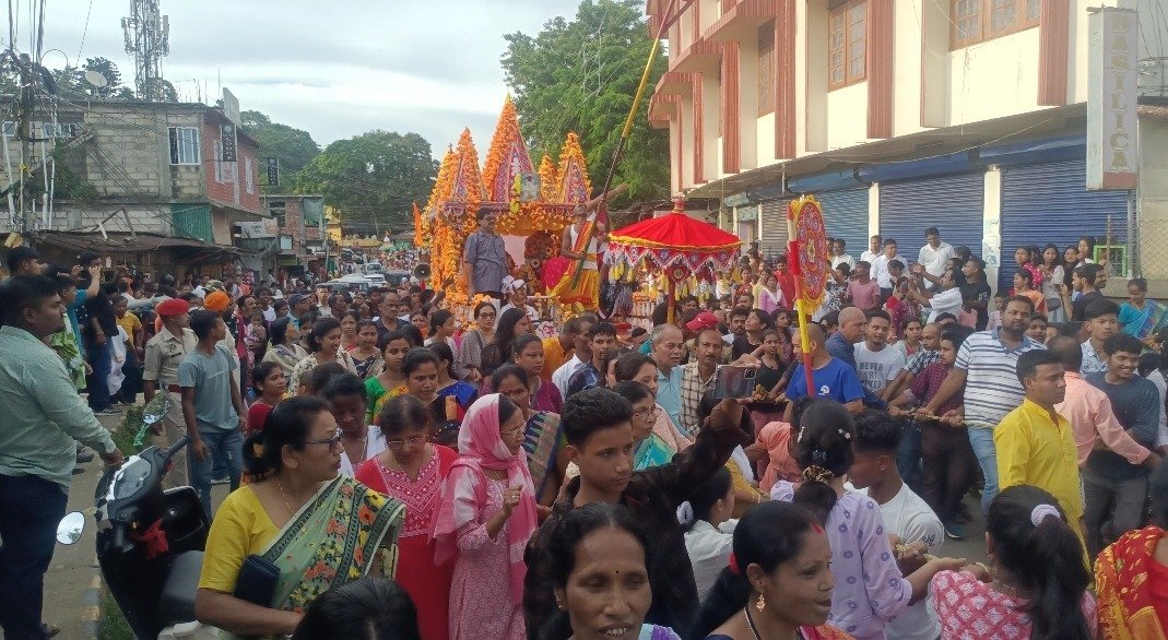 Rath Yatra celebrated with fervour in Haflong