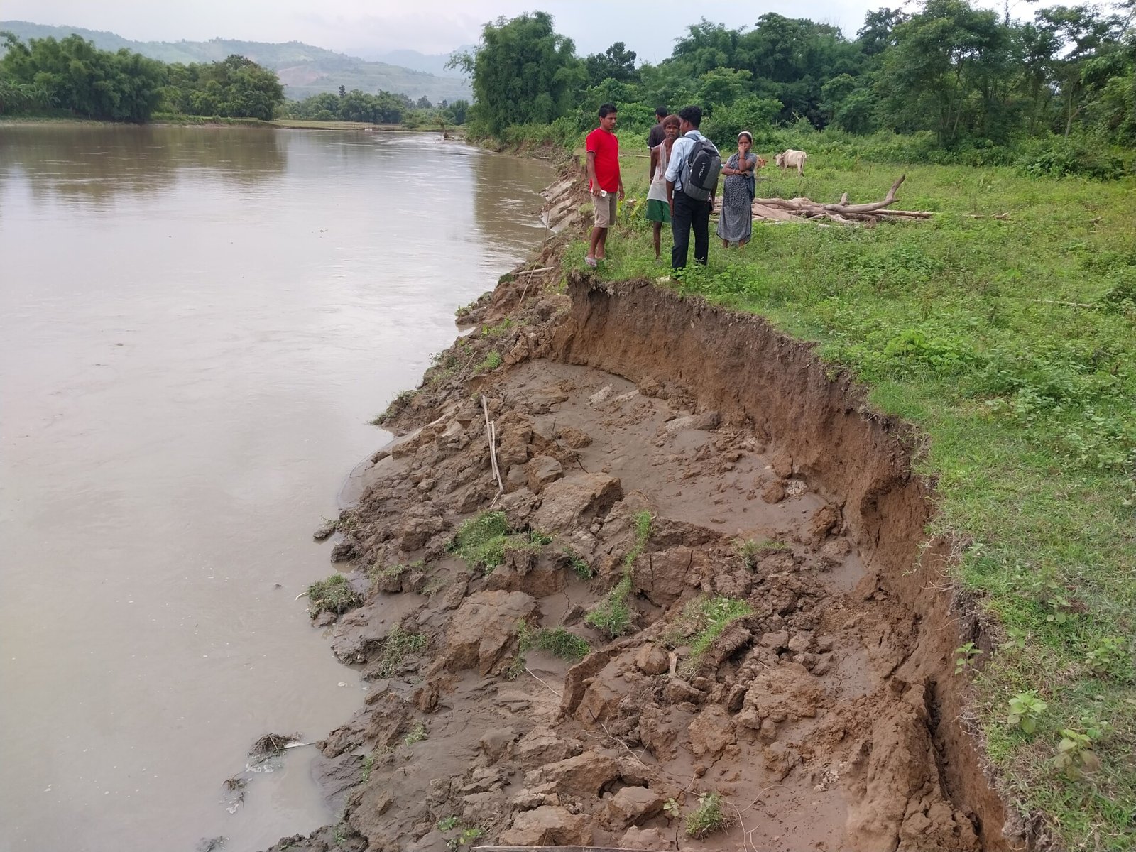 Severe soil erosion devastates Ledo 2 number Bisa Gaon