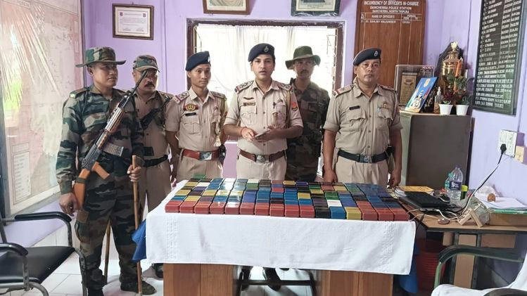 BSF, Tripura Police seize