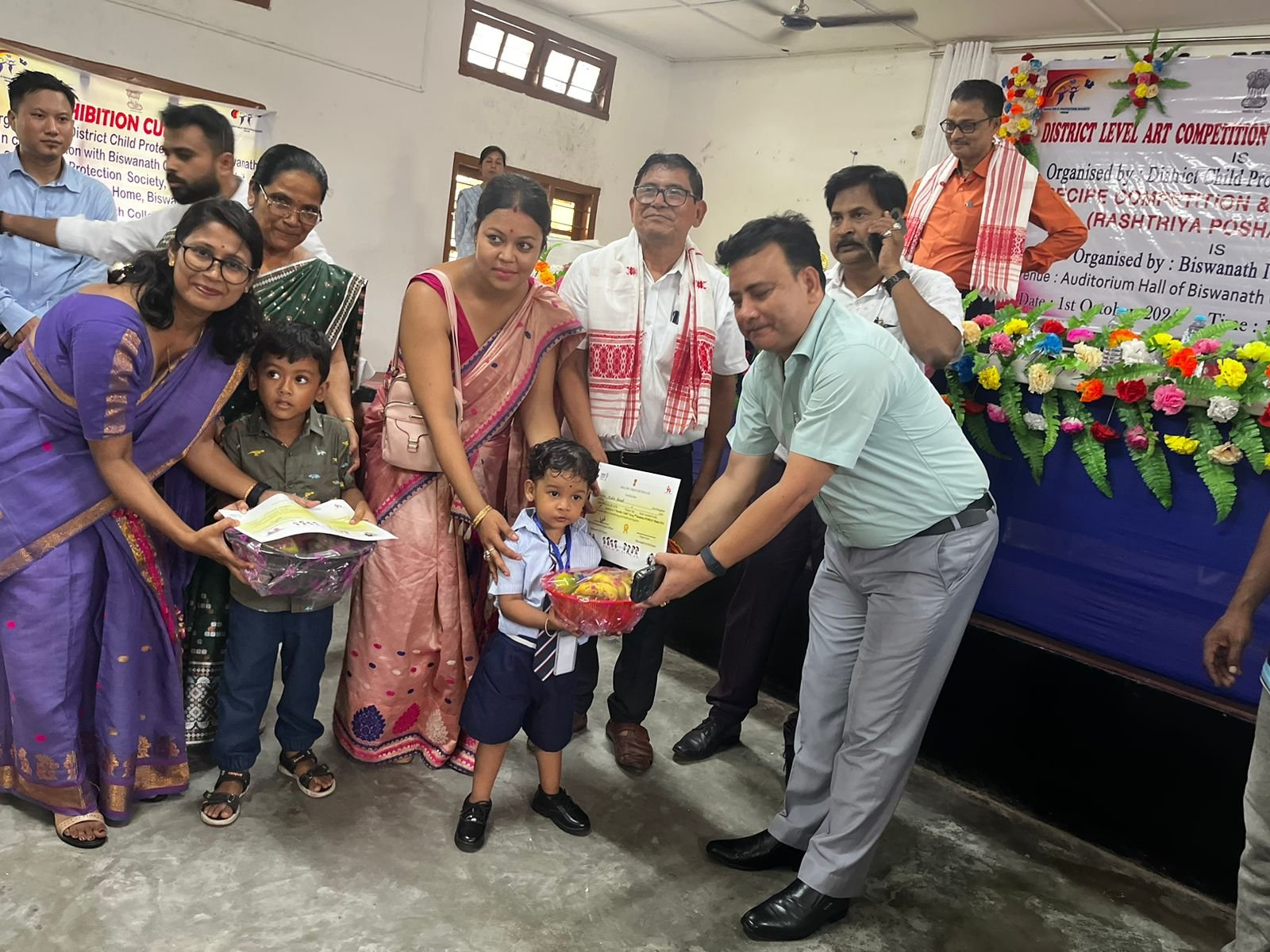 District-level art competition held in Biswanath