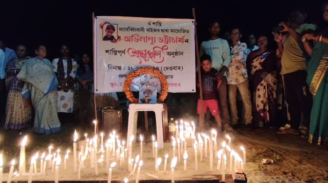 Margherita holds tribute for murdered child Abhimanyu Chakraborty