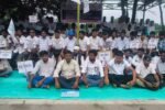 AASAA stages protest in Dibrugarh over various demands AASAA stages