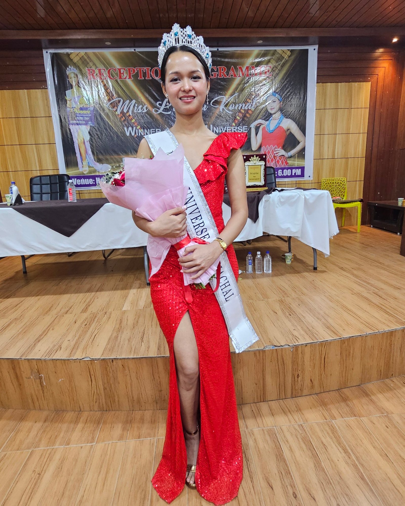 Miss Universe Arunachal-2025, Longku Komal, receives warm reception in Itanagar 1 Miss Universe Arunachal-2025, Longku Komal, receives warm reception in Itanagar