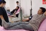 Voluntary blood donation camp at TRIHMS draws strong public response