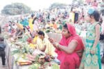 Chhat Puja at Jammuna irrigation canal on Tuesday (1)