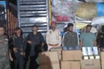 Huge consignment of foreign cigarettes seized in Srirampur, two arrested New Project(3)