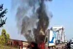 Mid-Day Meal Van Fire Sparks Chaos Near Saraighat Bridge WhatsApp Image 2025-12-18 at 1.48.35 PM