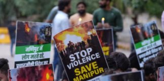 Protest rallies against gunfight in Manipur’s Kuki villages, ‘ex-CM’s audio tape’