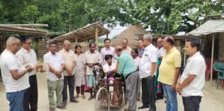 Durga Mandir Nyas extends support to specially-abled student