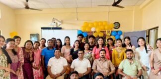 Farewell accorded to Hindi Department students at Assam University, Diphu