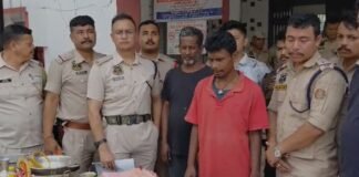 Four arrested as Jorhat police bust theft gang