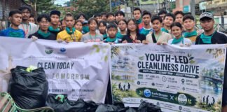 Youth-led cleanliness drive cleans up Ha-i Long Park in Diphu