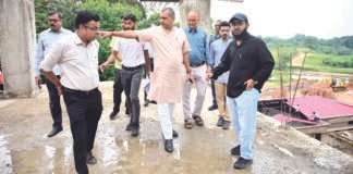 Kaushik Rai reviews development projects, inspects key infrastructure in Cachar