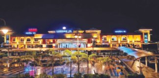 NFR illuminates Lumding Station with architectural facade lighting
