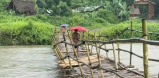 Tangsa community seeks permanent bridge as monsoon cuts off border village