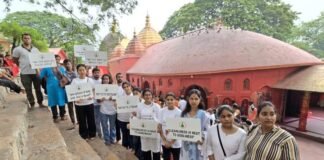 Voice of Environment launches clean and eco-friendly Ambubachi campaign at Kamakhya